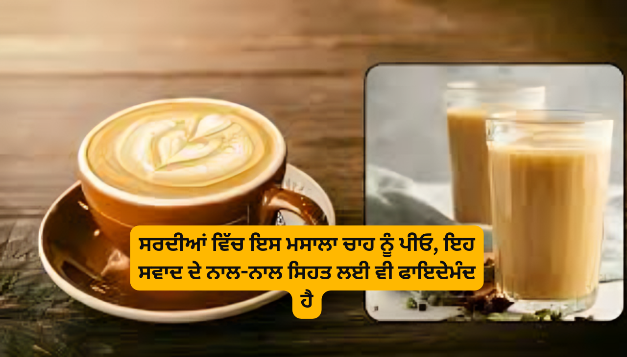 ਸਰਦੀਆਂ ਵਿੱਚ ਇਸ ਮਸਾਲਾ ਚਾਹ ਨੂੰ ਪੀਓ, ਇਹ ਸਵਾਦ ਦੇ ਨਾਲ-ਨਾਲ ਸਿਹਤ ਲਈ ਵੀ ਫਾਇਦੇਮੰਦ ਹੈ